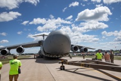 C-5 arrives Theres that smile