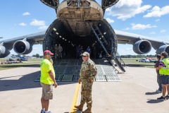 C-5 arrives Waiting for the plan