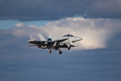 F-18 Wheels down