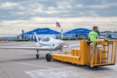 Biggest Tug on smallest plane