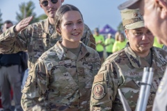 Davise's greet MOH soldier