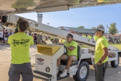 Honor Flight baggage handlers