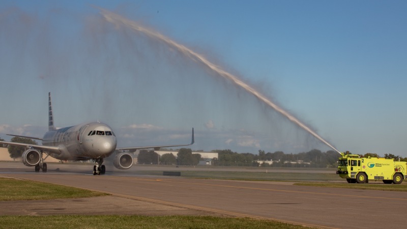 Honor flight arrives