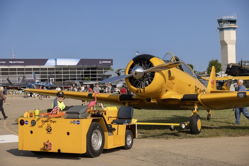 Andrew on the T-6
