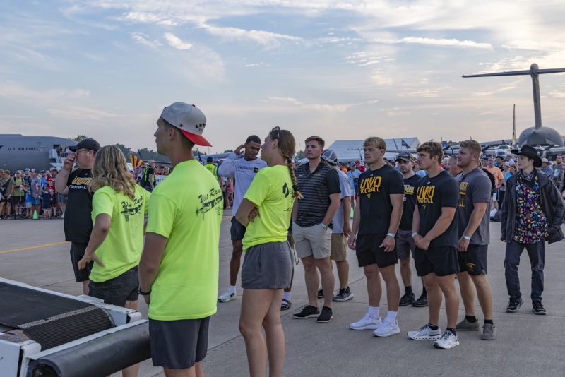 West-Ramp-Crew-Ready-to-unload-local-footbal-team